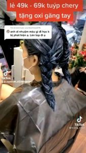 Thuốc nhuộm tóc MÀU XANH DƯƠNG ĐEN KHÓI