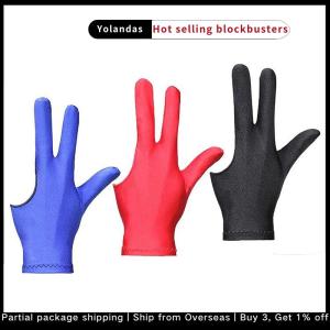 [Yolandas] Three-finger Gloves Pool Gloves Left Hand Average Size Billiard Supplies Smooth Biliardo Guanti Snooker Billiard Glove