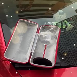 FFBH RIEDEL Black Tie Portable Bag Burgundy Glass Bordeaux Wine Glass Storage Bag Wine Glass Anti-fall Bag for Carrying Out P9M4Y