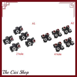 [The Cici Shop] ช่องเสียบสัญญาณเสียงสเตอริโอตัวเมีย RCA ช่องเสียบ2 4 5ชิ้นช่องเสียบช่องเสียบสัญญาณเสียง