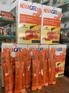 NOVAGEL hộp 20 gói x 10ml giúp giảm đau dạ dày dùng cho người bị viêm dạ dày tá tràng.