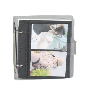 3 Inch Acrylic Kpop Lomo Card Pocket Desktop Standing Mini Album with Stand Hold Photos