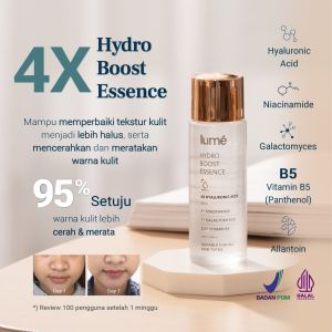 LUME Hydro Boost Essence Cream Mencerahkan Melembabkan Menghilangkan Minyak Wajah Original BPOM
