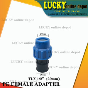 PE TLX FEMALE ADAPTER ( 1/2 3/4 )