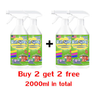 No mice within 20000 meters Rat Repellent Spray 500ML Mouse smells and runs No gore no disgust be used in various places Anti rat spray 100% harmless to humans Rodent Repellent Killer