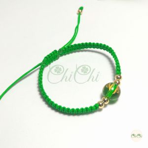 [Chi Chi] Vòng Tay May Mắn Tròn Khắc Chữ Phạn Ommani 10mm - MS104