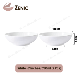 Zenic Ceramic Kitchen Bowls Large Bowls Modern Tableware Elegant Serving Dishes