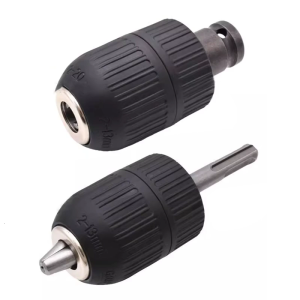 Quick Changes Drill Chuck Adapter Converter for Electric Wrenches Secure Three Jaw Grip No Tool Required Plastic Build