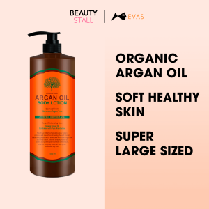 EVAS Char Char Argan Oil Body Lotion 1500ml | Korea Extra Large Family Size Deep Moisture No Sticky