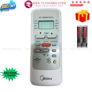 Điều khiển điều hoà Midea Mã 02 remote máy lạnh Midea - tặng kèm pin - Điện Tử Phương Uyên