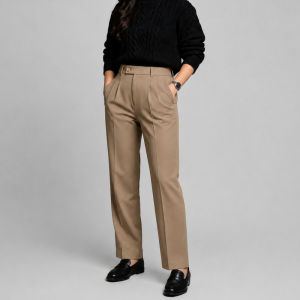 Straight Cut Trouser Pants for Womens Casual Formal L to 4XL