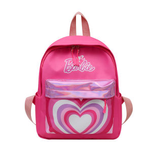RA Barbie Backpack for Student Large Capacity Lightweight Printed Fashion Multipurpose Children Cute Cartoon Schoolbag AR