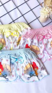 3 PCS Celana Dalam Rok Anak Perempuan M&M Sablon Cantik | Celana Dalam Baby Newborn-12 bln | Rok Cewek Bayi Balita