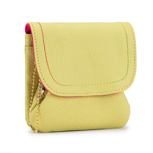 Smart King New Simple Creative Kiss Lock Coin Purses for Women Mini Compact Genuine Leather Large Capacity Storage Bag Wallet 2212