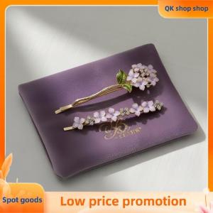 ✨QK shop✨ 2pcs Wisteria Hairpins Set Womens Flower Bobby Pin Romantic Side Clip Fashion Accessory for Prom Use