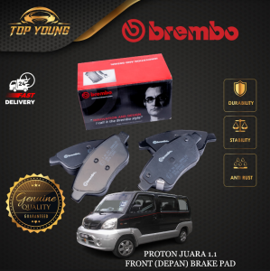BREMBO PROTON JUARA 1.1 FRONT (DEPAN) BRAKE PAD 100% ORGINAL