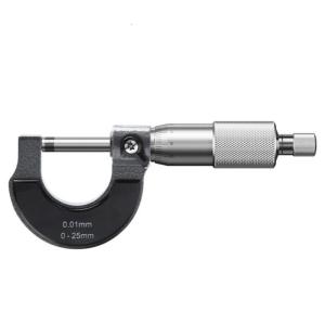 High Durability Ergonomic 0-25mm Measuring Instrument with Friction Sleeve Locking Device Suitable for Consistent Result
