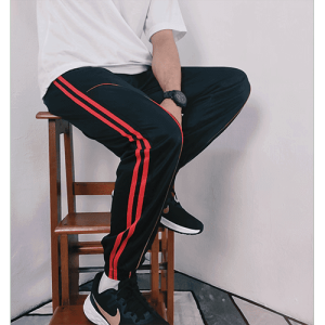 Fashion Colour Line Track SuitRandom Line Colour 0940 (Kaki Cerut)