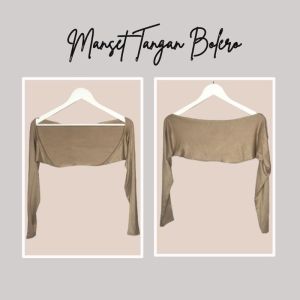 Manset Balero Crop Top Wanita/ Manset Tangan Mabolero