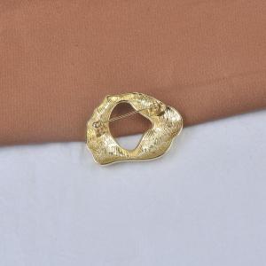 Hmeme เข็มกลัดโลหะทรงกลมสำหรับผู้หญิงเข็มกลัดเครื่องประดับใหม่