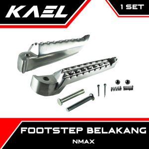 Footstep Belakang Yamaha NMAX N MAX Pijakan Injekan Foot Step Fotstep Bustep Alumunium Set