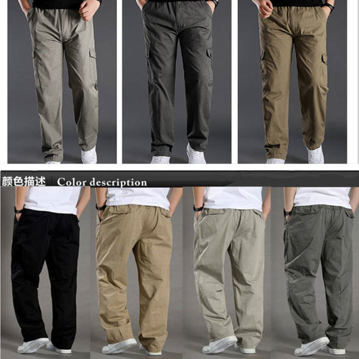 Men Cargo Pants กางเกงคาร์โก้ กางเกงผู้ชาย
