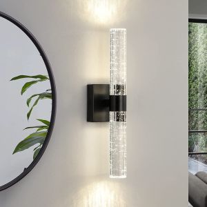SXH SXH Nordic Long Strip LED Wall Lamp Creative Simple Modern Living Room Bedroom Staircase Lamp Acrylic Line Bedside Lighting
