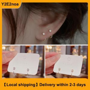 【Local shipping】 1Pair Stud Earrings For Woman Korean Fashion Jewelry Party Girls Elegant Earrings Accessories