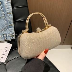 กระเป๋าแฟชั่นมาใหม่ กระเป๋างานเพชรทั้งใบ กันน้ำ #028