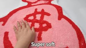100 Dollar Bill Rug Money Rug for Home Decor Cute Bath Mat Runner Washable Entryway Rug for Bedroom Bathroom Kitchen Non-Slip Machine Washable ($100 Bill)