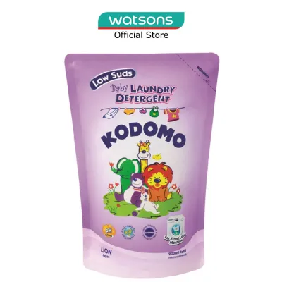 KODOMO Baby Laundry Detergent 900Ml Refill (Low Suds)
