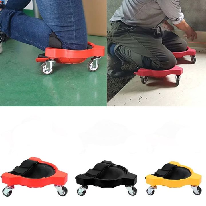 🔥 5-Wheel Rolling Car Repair Kneeling Cushion