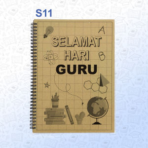 [Ready]A5A6 Teachers Day 100pages Notebook Buku Nota Thank You Terima Kasih Cikgu Hadiah Hari Guru Teacher Day Gift Blank Line
