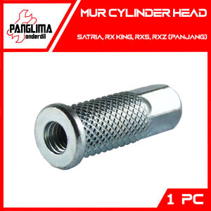 Mur Cylinder Head Satria 2 Tak-Kebo-Lumba-LSCM Malaysia-120-R-Ru & RX King-RXKing-RXK & RXS-RX S & RXZ-RX Z Block-Blok Silinder Head-Nanas 8x41.3 Panjang