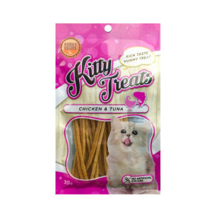 Cat Treat ขนมแมว Kitty Treat รสไก่และทูน่า Chicken&Tuna แมวชอบอร่อยมาก 30กรัม