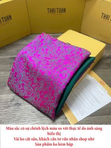 [Thái Tuấn] Vải Gấm Tằm Hai Da Không Giãn Cao Cấp