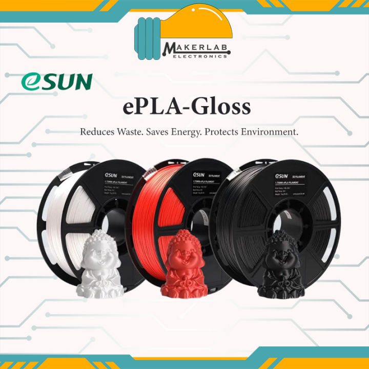 ESUN 3D Printer Flexible Filament PLA-Gloss 1kg 1.75mm | Lazada PH