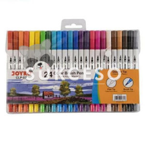Joyko Color Brush Pen Pena Kuas Warna CLP-07 / Pena Kuas Warna Set 24 Warna Murah Berkualitas