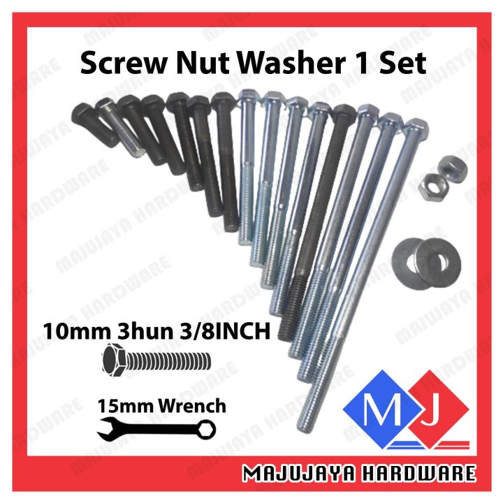 363-Piece Allen Head Hex Bolt & Nut Assortment – Screws And Washers Kit - View #3