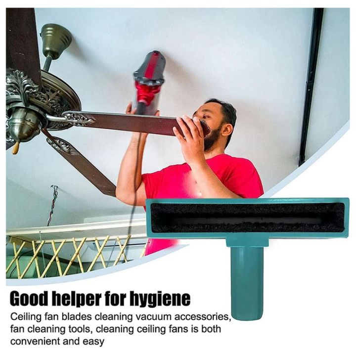 Ceiling Fan Cleaner Duster with Vacuum Attachment for High Ceiling