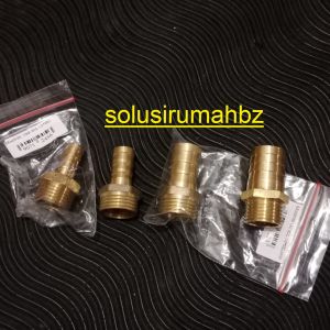 SDL 1/2 in SELANG pilih 3/8 1/2 10MM 12MM 11mm 13mm 16mm 14mm 19mm 18mm NEPEL SELANG drat luar NIPPLE WATERHEATER LPG HOSE kuningan brass 8 9 10 11 12 13 14 16 19 mm