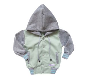 Jaket Baseball Hoodie Bayi Laki Laki Perempuan Usia 0 2 tahun Jacket Sweater Varsity Hoodie Anak