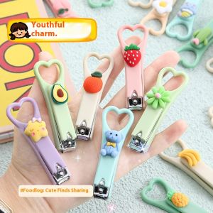 Annie của Sphere dễ thương hình trái tim kềm cắt móng tay với thiết kế kiểu hoạt hình di động và chống giật gân cho cô gái