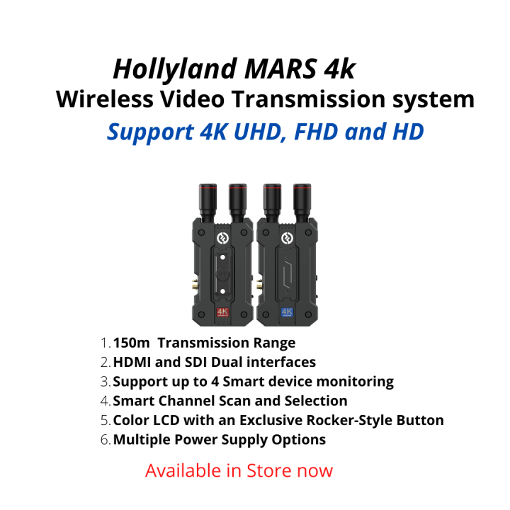 Hollyland Mars 4K Wireless Video Transmission System Lazada Singapore