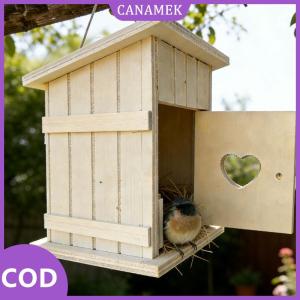 CANAMEK✨ 1pcs trang trí nội thất Dollhouse mini bằng gỗ Bird Nest gà Coop mô hình outhouse đạo cụ nhiếp ảnh thu nhỏ Nhà búp bê phụ kiện