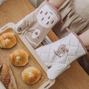 LIANG Heat Resistant Microwave Glove Non-slip Anti-scald Insulation Pad Kitchen Cooking Mitts High Temperature Resistant Kitchen Mitts Home