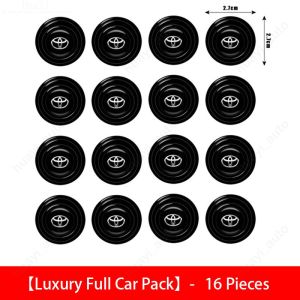 Toyota Car Door Protector Shock Absorber Rubber Sound Insulation Pad for Hilux Innova Corolla Cross Rush Calya Yaris Vios Avanza Raize Veloz Sienta Prius Camry Fort Car Accessories