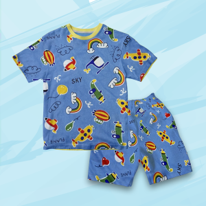 Code8.id Baju Kaos Setelan Printing Anak Laki Laki Karakter Kartun Mario Keren Umur 1 - 10 Tahun