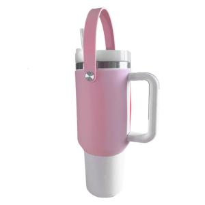 Silicone Water Bottle Sleeve with Handle Carriers Bag Accessory Silicone Sleeve Protective Cover Cup Protective Sleeve