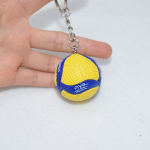 COSE For Men Women Keychain Ball Toy For Players Volleyball Pendant Car Keychain Bag Pendant Ball Key Holder Ring Leather Volleyball Volleyball Keychain PVC
